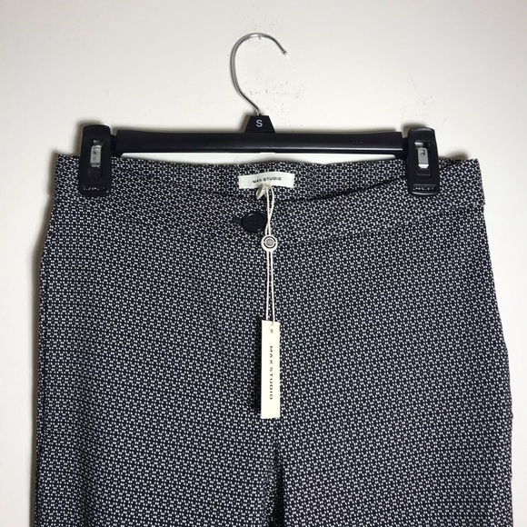 Max Studio dress pant black white pattern straight - Picture 4 of 7
